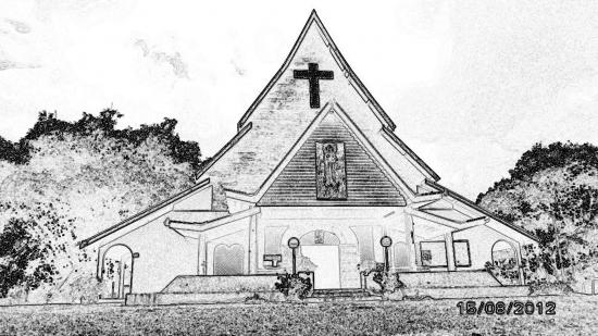 église coloriage